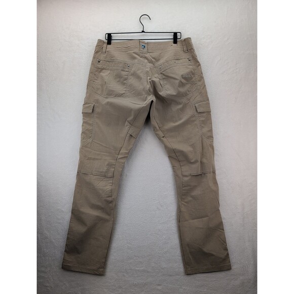 Kuhl Renegade Cargo Hiking Pants 36x32 Lightweight Beige Stretchy Breathable - Picture 12 of 16